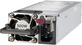 Фото 1/3 Блок питания HPE 500W Flex Slot Platinum Hot Plug Low Halogen Power Supply Kit