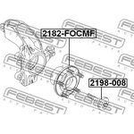 2182-FOCMF, Ступица колеса с интегрированным подшипником