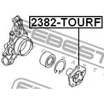 2382-TOURF, 2382-TOURF_ступица колеса!\ VW Touareg 02 , Audi Q7 06