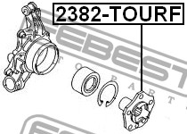 Фото 1/7 2382TOURF, Ступица без подшипника VW TOUAREG 03-10