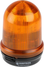 Фото 1/4 828.300.68, BM 828 Series Yellow Flashing Beacon, 230 V ac, Surface Mount, Xenon Bulb, IP65