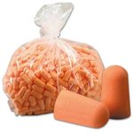 1100-R, Orange Disposable Uncorded Ear Plugs, 37dB Rated, 2000 Pairs