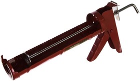 Полукорпусный пистолет для герметиков 9", зубчатый шток 23-1-002
