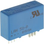 LAH 50-P, LAH Series Current Transformer, 50A Input, 50:1, 25 mArms Output, 12 15 V