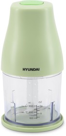 Фото 1/6 Измельчитель электрический Hyundai HYC-P3108 0.8л. 350Вт черный/зеленый