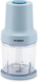 Фото 1/9 Измельчитель электрический Hyundai HYC-P3138 0.8л. 300Вт голубой/белый