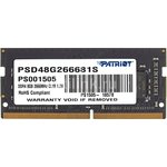 Модуль памяти Patriot SL DDR4 SO-DIMM 8Gb 2666МГц CL19(PSD48G266681S)