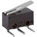 DG23-B3LA, Micro Switch DG, 50mA, 1CO, 0.3N, Flat Lever