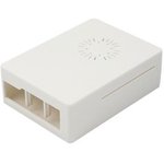 PIS-1123, Enclosure with Cooling Fan for Raspberry Pi 3, White