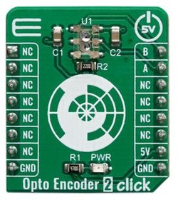 MIKROE-3634, Opto Encoder 2 Click Encoder Module 5V