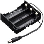 FIT0539, DFRobot Accessories 3 x 18650 Battery Holder with DC2.1 Power Jack