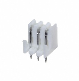PCE-C-03, 3 Position Receptacle, Bottom Entry Connector 0.100" (2.54mm) Through Hole Tin