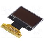 DEP 128064C1-W, Дисплей OLED, графический, 1", 128x64, Размер окна 21,74x10,86мм