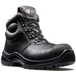 V6863.01/08, Rhino Black Composite Toe Safety Shoes, UK 8