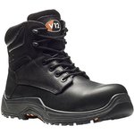 V6863.01/06, Rhino Black Composite Toe Safety Shoes, UK 6