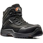 V1501.01/09, Caiman Black Composite Toe Safety Shoes, UK 9