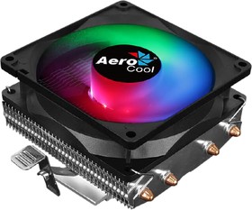 Фото 1/2 Кулер для процессора AeroCool / Formula Air Frost 4 черный, 90 мм, алюминий/медь, 1800 об/мин, 25.7 дБ, 3 pin, 125 Вт, 78 мм