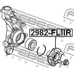 2982-fliir, Ступица задняя (land rover freelander ii 2006-)