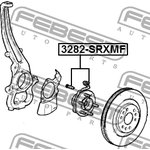 3282-SRXMF, Ступица передняя