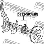 3282-SRXMF, Ступица колеса | перед прав/лев |