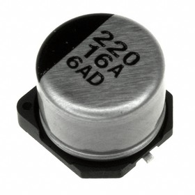 Конденсатор электролитический алюминиевый SMD 330 мкФ, 35 В, 20%, 10 x 10.5 мм