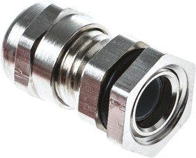 Фото 1/3 C5212000R, -TEC Series Metallic Nickel Plated Brass Cable Gland, M12 Thread, 2.5mm Min, 6.5mm Max, IP68