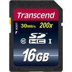 TS16GSDHC10, 16 GB SDHC SD Card, Class 10