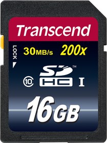 Фото 1/6 TS16GSDHC10, 16 GB SDHC SD Card, Class 10