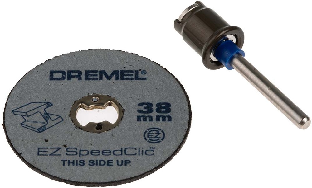 2615S406JC Silicon Carbide Cutting Disc 38mm x 1mm Thick SC406 2 in pack Dremel