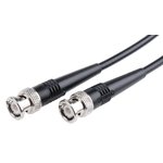 R284C0351005, Male BNC to Male BNC Coaxial Cable, 1m, RG58 Coaxial, Terminated