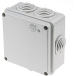 00816 M008160000, Grey Thermoplastic Junction Box, IP55, 100 x 100 x 50mm