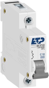 Автоматический выключатель ETP 1P 10А тип C 4,5 кА 11115