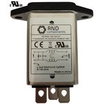 RND 165-00121, Power Inlet with Filter C14 3A 250VAC