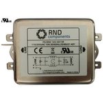 RND 165-00139, EMI Filter 10A 250VAC 1mH