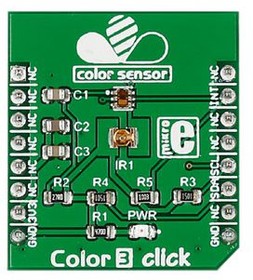 Фото 1/5 MIKROE-2103, Color 3 Click RGB Colour Sensor Module 3.3V