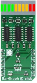 MIKROE-3021, BarGraph 2 Click 10-Segment LED Bar Display Module 5V