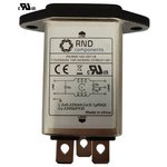 RND 165-00118, Power Inlet with Filter C14 10A 250VAC