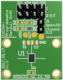 AS5600L-WL"EK"AB, Adapter Board Kit, AS5600L, Magnetic Position Sensor