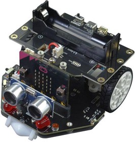 Фото 1/6 MBT0021-EN-18650, Educational Kits micro:Maqueen Plus V2 (18650 Battery) - an Advanced STEM Education Robot for micro:bit