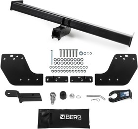 Фото 1/10 F2013002, Фаркоп BERG Great Wall Poer King Kong 2023-, шар E, 2800/100 кг