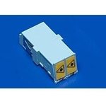 106127-1300, Fiber Optic Connectors LC DUP ADAP ZR SLV S V SHTR SCREW MT BLUE
