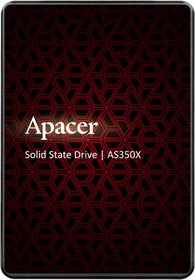 Фото 1/7 Твердотельный накопитель Apacer SSD PANTHER AS350X 1TB SATA 2.5" 7mm, R560/W540 Mb/s, 3D NAND, IOPS 93K/80K, MTBF 1,5M, 600TBW, Retail, 3 ye