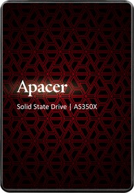 Фото 1/10 AP512GAS350XR-1, Твердотельный диск 512GB Apacer AS350X, 2.5", SATA III, [R/W - 560/540 MB/s] 3D-NAND