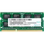 Оперативная память Apacer DDR3 8GB 1600MHz SO-DIMM (PC3-12800) CL11 1.5V(Retail) 512*8 3 years (AS08GFA60CATBGC/ DS.08G2K.KAM)