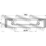 95FBY-26380808X, Сальник привода 23.75X38.2X8