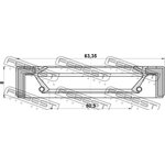 95GAS-65800808X, 95GAS65800808X_сальник разд. коробки! 64х80х8\ Mitsubishi ...