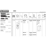 2600000, Поршень ДВС без колец BMW 2.5 (М20B25) =84 1.5x1.75x3 std 85-