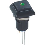 IPC1SAD2LOG, Illuminated Push Button Switch, Latching, Panel Mount, 12mm Cutout ...