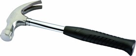 313-PT-20N, High Carbon Tool Steel Claw Hammer with Steel Handle, 730g