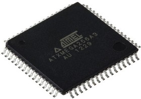 Фото 1/2 ATXMEGA256A3-AU, ATXMEGA256A3-AU, 8bit AVR Microcontroller, AVR XMEGA A3, 32MHz, 256 + 8 kB Flash, 64-Pin TQFP